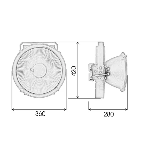 Đèn pha PCC chip LED SMD - Công suất 300W - Ảnh 7